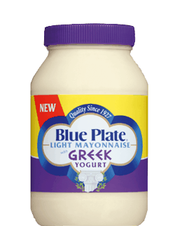 $2.00 for Blue Plate® Light Mayonnaise with Greek Yogurt. Offer available at multiple stores.