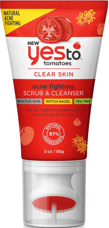 $2.00 for Yes To Tomatoes Acne Fighting Scrub and Cleanser with Witch Hazel and Salicylic Acid. Offer available at Walmart.