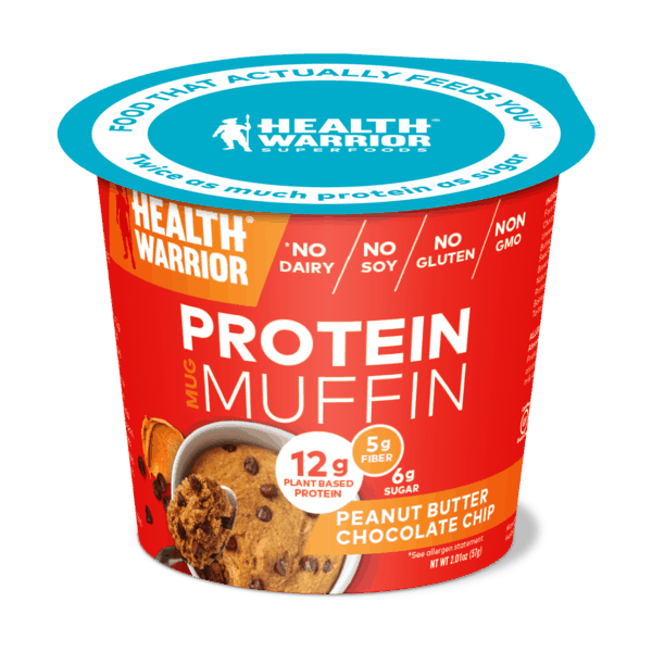 $0.50 for Health Warrior® Protein Mug Muffins. Offer available at Wegmans.