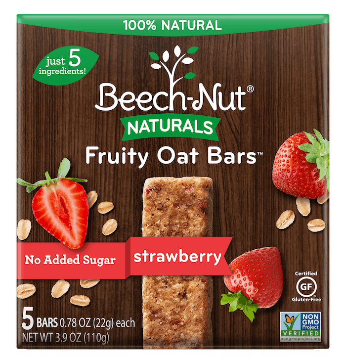 $1.00 for Beech-Nut Fruity Oat Bars or Fruit & Veggie Bars. Offer available at Safeway, Walmart, Kroger, Albertsons, Walmart Grocery.