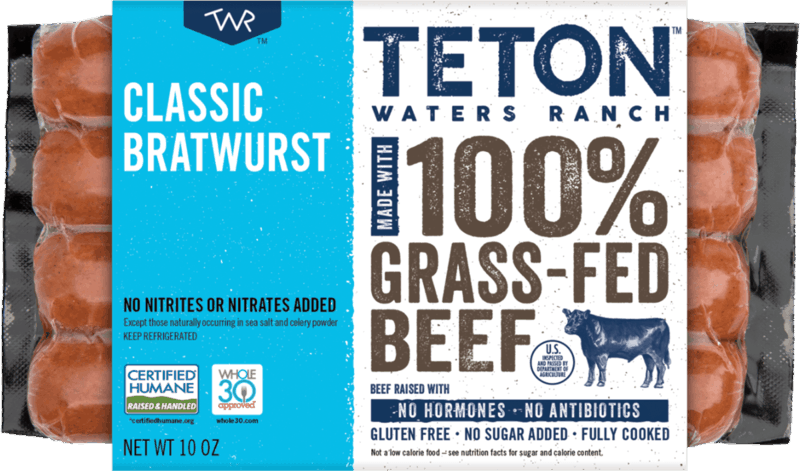 $1.50 for Teton Waters Ranch Sausages. Offer available at Whole Foods Market.