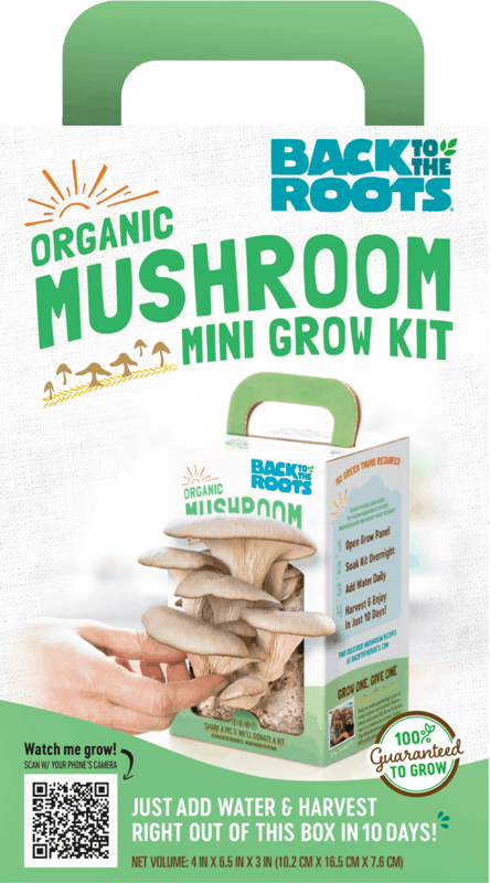 $10.00 for Back to the Roots Organic Mushroom Grow Kit. Offer available at Walmart, Walmart Grocery.