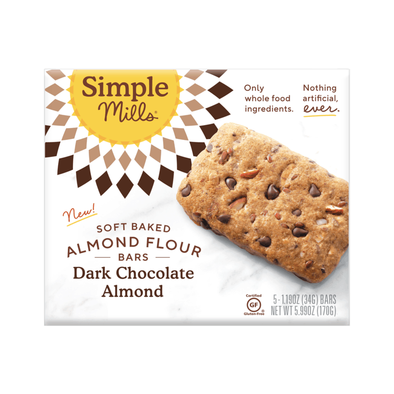 $1.00 for Simple Mills Soft Baked Bars. Offer available at Walmart, Walmart Pickup & Delivery.