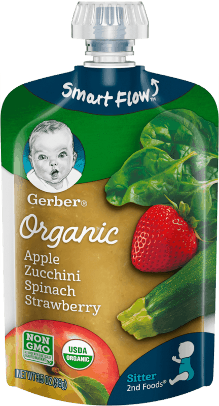 $1.00 for Gerber® Organic Pouches. Offer available at Walmart.