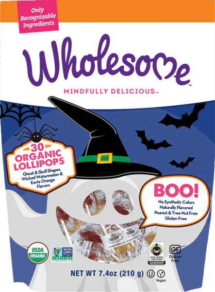 $2.00 for Wholesome!® Halloween Lollipops. Offer available at multiple stores.