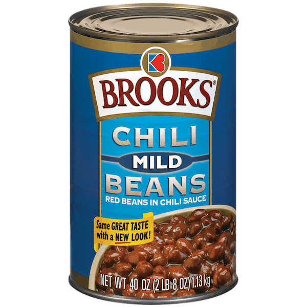 $0.50 for Brooks® Chili Beans. Offer available at Walmart.