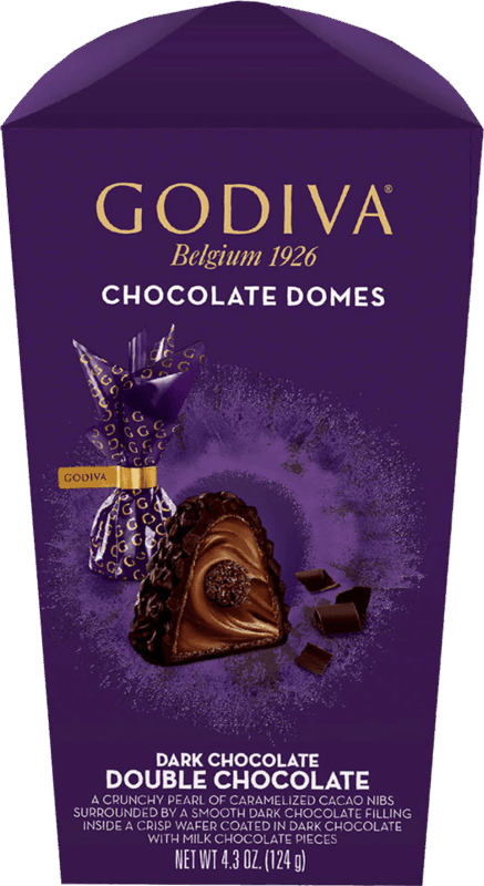 $1.00 for Godiva Chocolate Domes. Offer available at multiple stores.