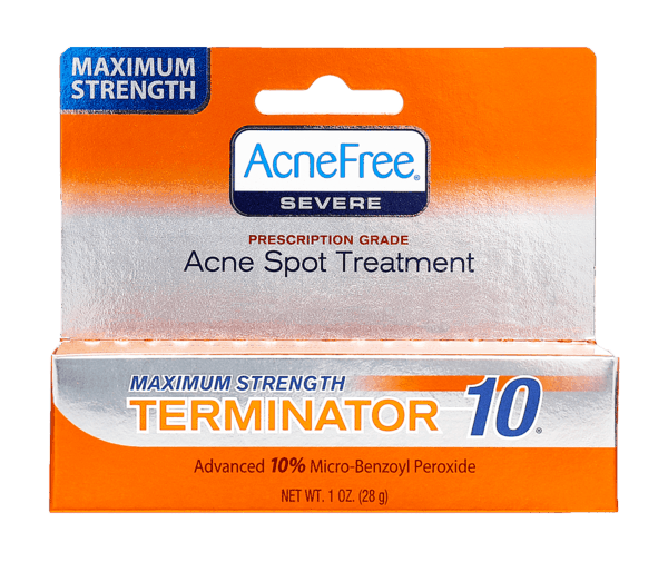 $1.00 for AcneFree® Terminator 10 Acne Spot Treatment. Offer available at Walmart.