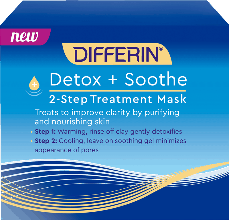 $4.00 for Differin Detox & Soothe 2-Step Treatment Mask. Offer available at Walmart, Walmart Pickup & Delivery.