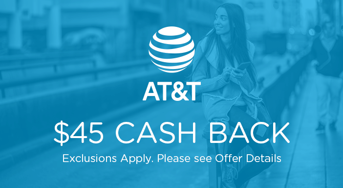 $45.00 for AT&T. Offer available at AT&T.