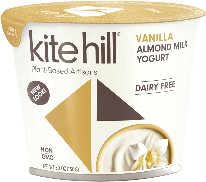 $0.50 for Kite Hill European and Greek-Style Almond Milk Yogurt. Offer available at multiple stores.