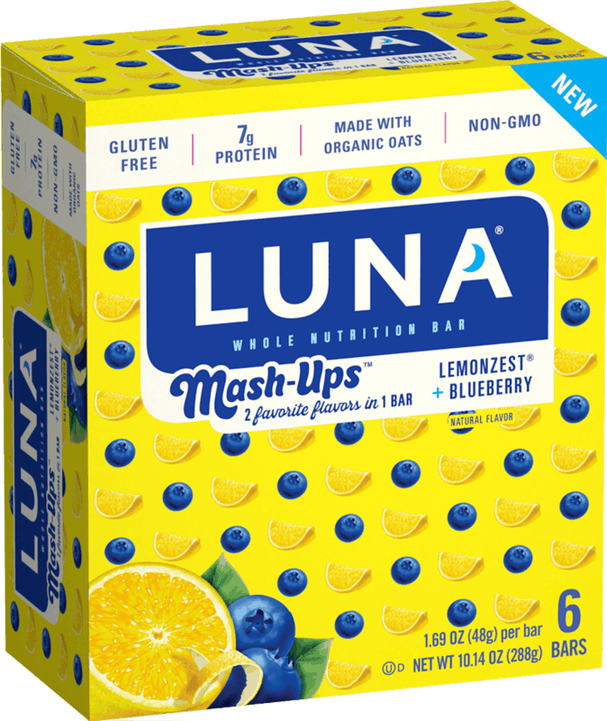 $1.00 for LUNA Mash-Ups. Offer available at multiple stores.