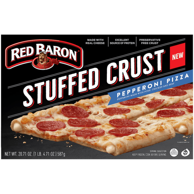 $0.75 for RED BARON Stuffed Crust Pizza. Offer available at multiple stores.