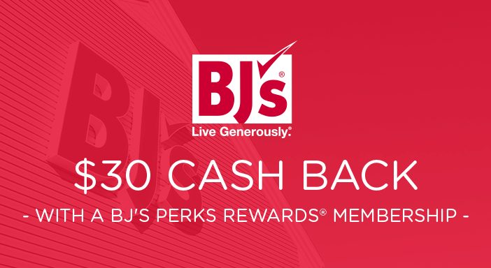 $30.00 for Get a BJ's Perks Rewards® Membership for $110 from BJ's Wholesale Club. Offer available at BJ&#39;s Membership Offer.