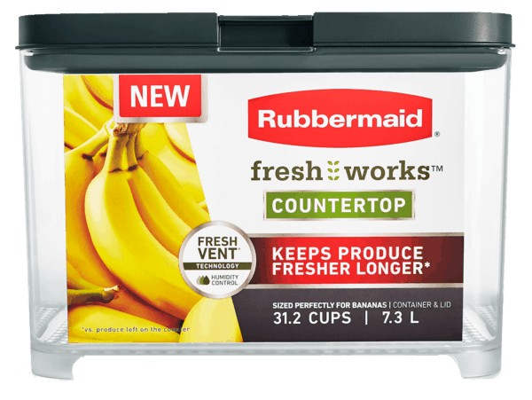 $3.50 for Rubbermaid® FreshWorks™ Countertop. Offer available at Walmart, Meijer, Bed Bath & Beyond.