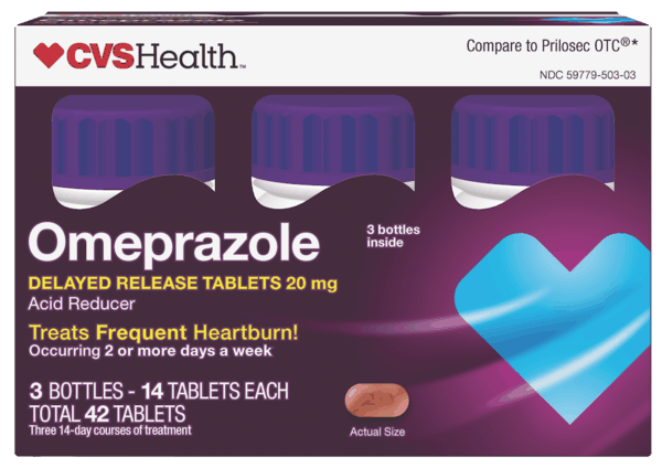 $5.00 for CVS Health™ Delayed Release Acid Reducers. Offer available at CVS Pharmacy.