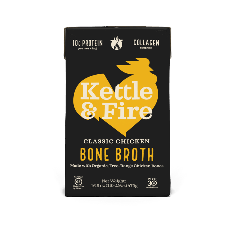 $1.00 for Kettle & Fire Bone Broth. Offer available at multiple stores.