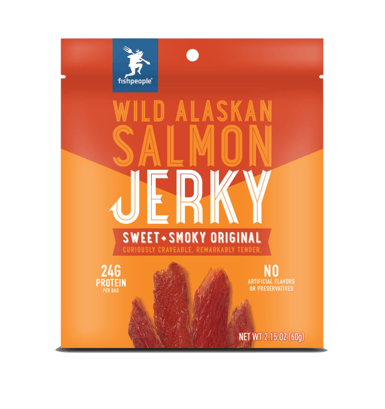 $1.00 for Fishpeople® Wild Alaskan Salmon Jerky. Offer available at Hy-Vee, Fareway Food Stores, Haggen Northwest Fresh.