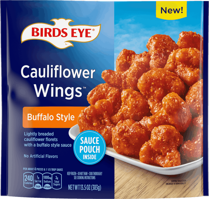 $0.75 for Birds Eye Cauliflower Wings, Bakes, or Oven Roasters. Offer available at Walmart, Walmart Pickup & Delivery.