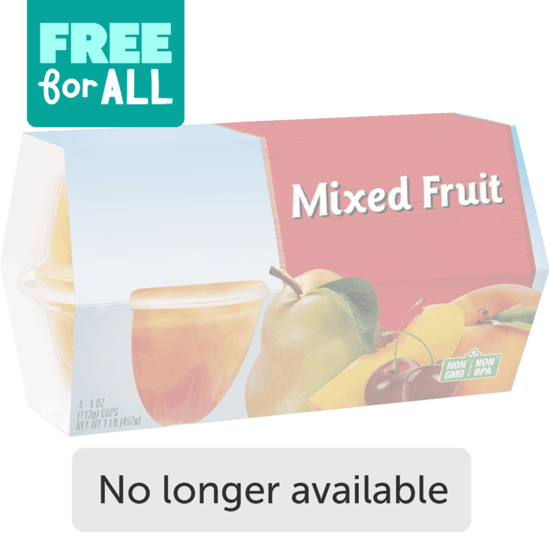 $0.00 for Del Monte Fruit Cups. Offer available at multiple stores.