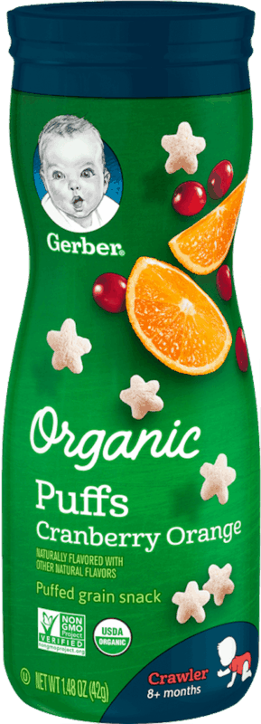 $0.75 for Gerber® Organic Snacks. Offer available at Walmart.