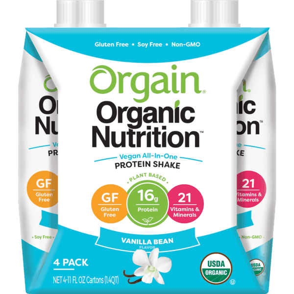 $2.00 for Orgain® Organic Plant-Based Nutrition Shakes. Offer available at Ralphs, Fred Meyer.