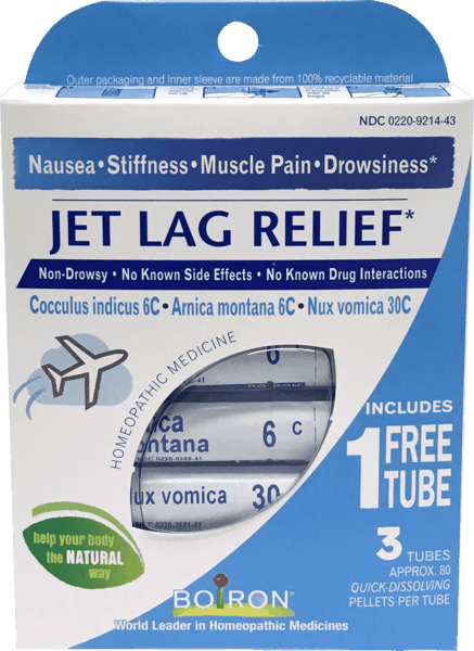 $1.00 for Boiron® Jet Lag Relief. Offer available at The Vitamin Shoppe.