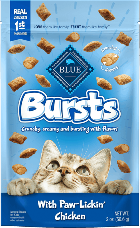 $0.35 for BLUE Bursts Cat Treats. Offer available at multiple stores.