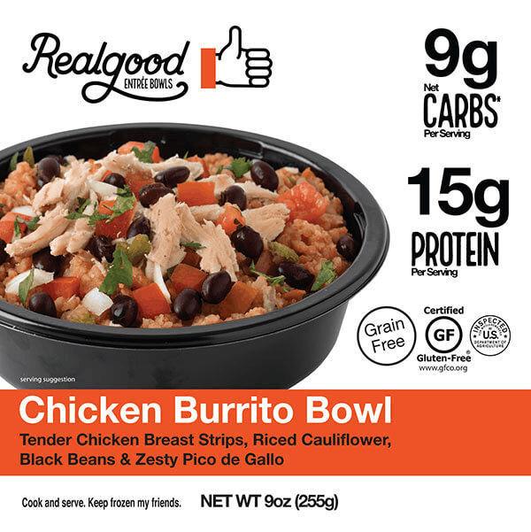 $3.00 for Real Good Foods Entree Bowls. Offer available at Walmart, Walmart Pickup & Delivery.