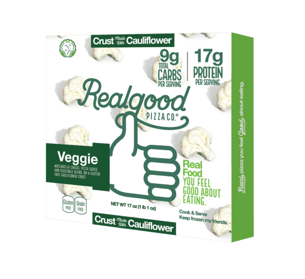 $1.50 for Real Good Foods® Cauliflower Pizza Crust. Offer available at Walmart.