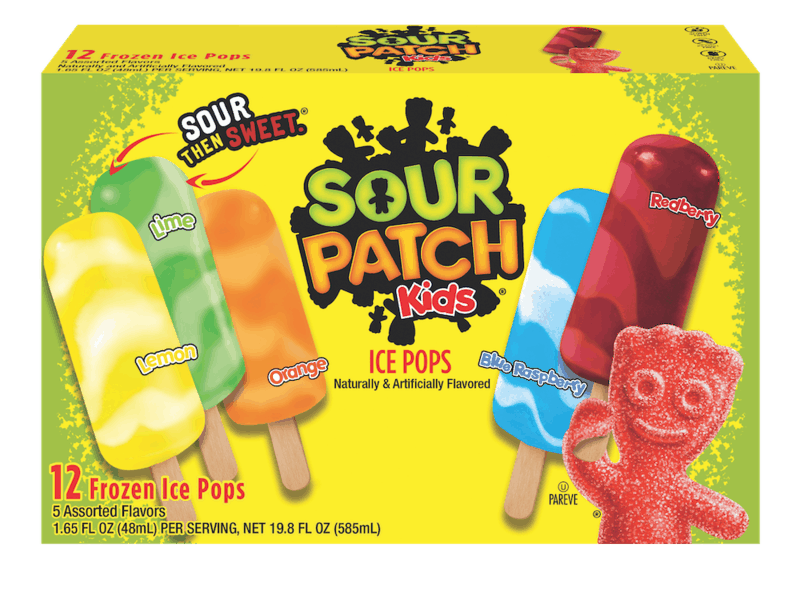 $0.50 for SOUR PATCH KIDS Ice Pops. Offer available at multiple stores.