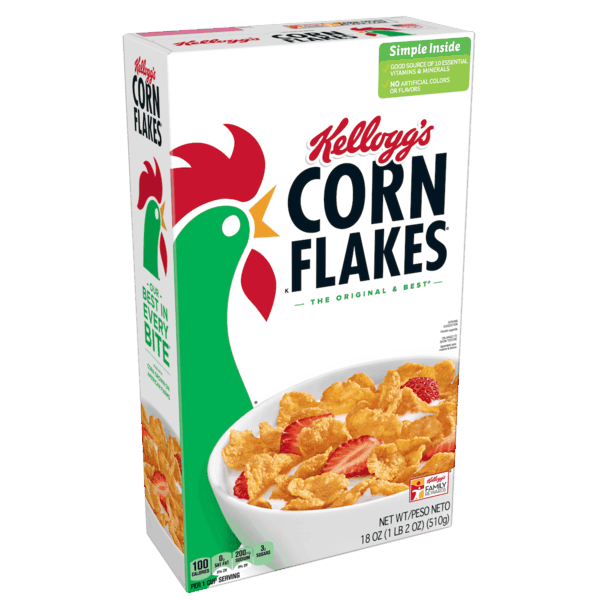 $0.50 for Kellogg's&reg; Corn Flakes&reg; Cereal. Offer available at multiple stores.