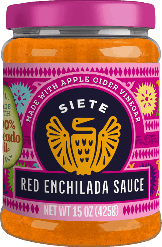 $1.00 for Siete Foods Enchilada Sauce. Offer available at multiple stores.