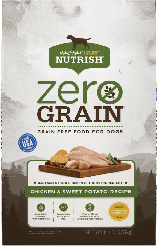 $1.50 for Rachael Ray™ Nutrish® Zero Grain® Dry Dog Food. Offer available at multiple stores.