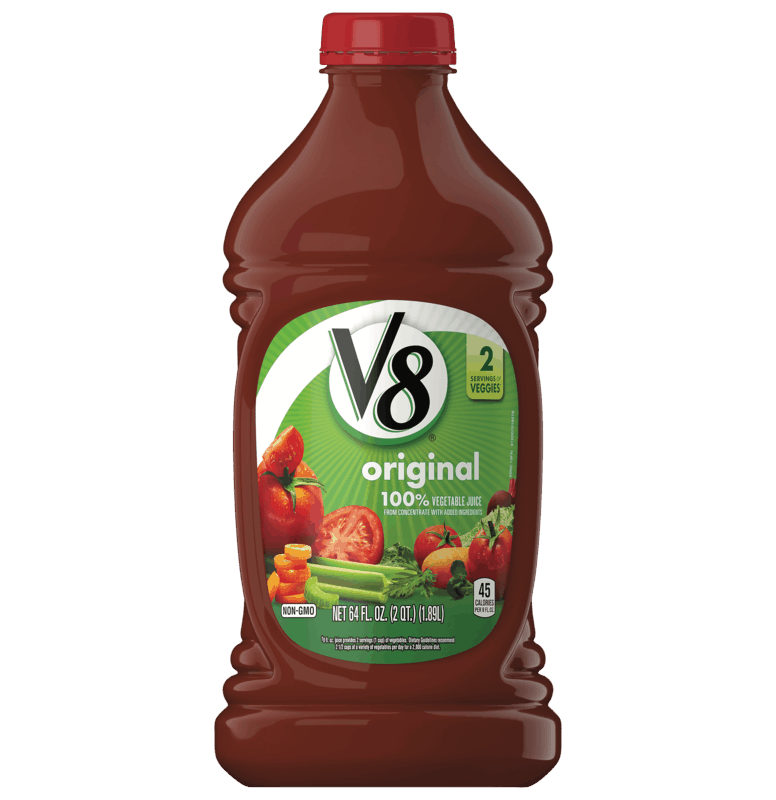 $1.00 for V8® 100% Vegetable Juice. Offer available at Walmart, Walmart Pickup & Delivery.