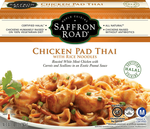 $1.00 for Saffron Road® Frozen Entrées. Offer available at multiple stores.