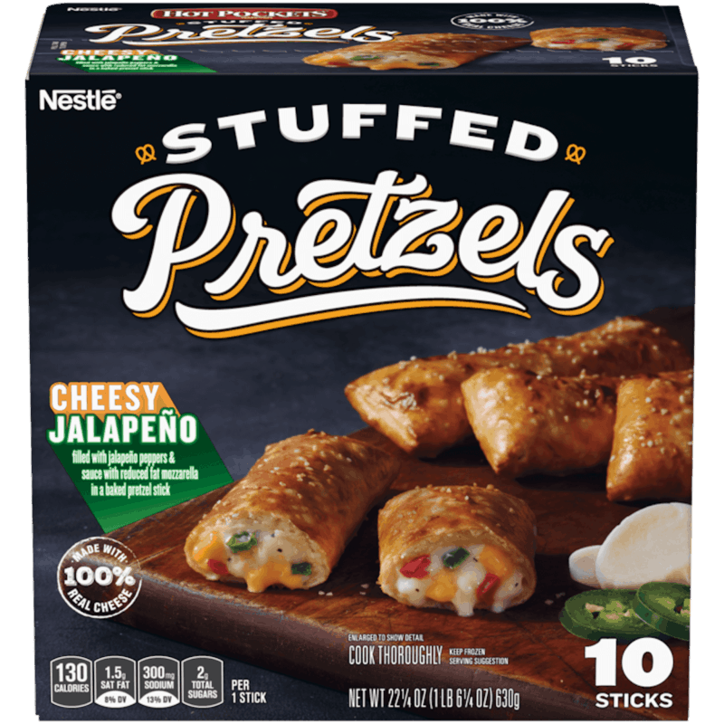 $1.50 for NESTLÉ® STUFFED PRETZELS. Offer available at Walmart.