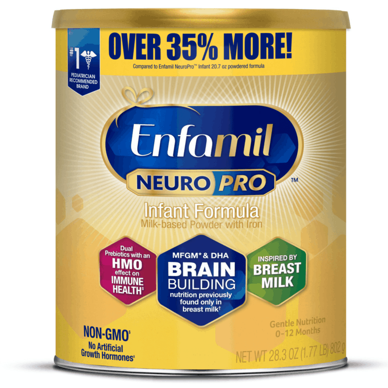 $10.00 for Enfamil NeuroPro Infant Powder. Offer available at Walmart, Walmart Pickup & Delivery.