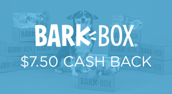 $7.50 for BarkBox. Offer available at BarkBox.