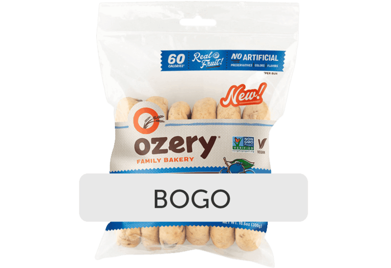 $3.99 for Ozery Bakery Snacking Rounds. Offer available at Walmart, Publix, H-E-B, Walmart Pickup & Delivery, H-E-B Online.