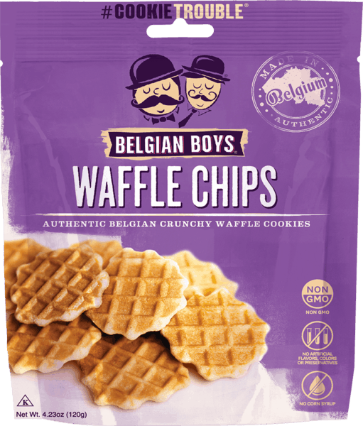 $0.50 for Belgian Boys Waffle Chips. Offer available at Target, Meijer, Stop & Shop, ShopRite, PriceRite.