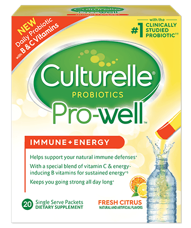 $5.00 for Culturelle® Pro-Well® Immune + Energy. Offer available at Walmart, Walgreens, Rite Aid.