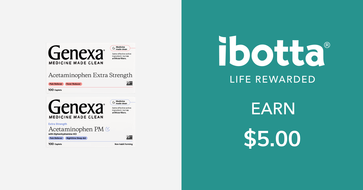 Genexa Acetaminophen Caplets offers better than coupons