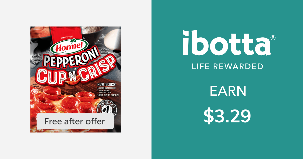 HORMEL® Pepperoni Cup N' Crisp offers better than coupons