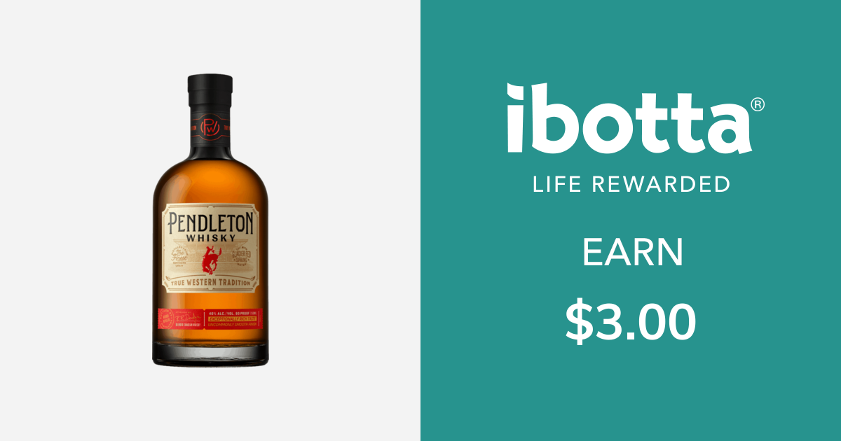 Get $3.00 back on Pendleton Whiskey - any variety, 750ml or larger. You can redeem this offer at any in-store retailer where this product is available.