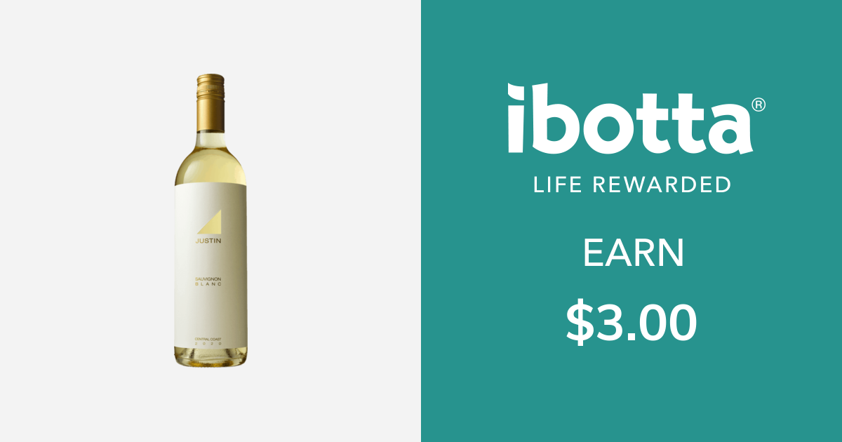 Get $3.00 back on JUSTIN Sauvignon Blanc for 750 ml bottle only. You can redeem this offer at any in-store or online retailer where this product is available.
