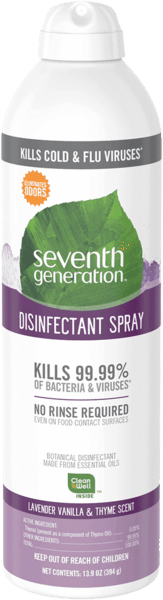 $1.50 for Seventh Generation™ Disinfectant Spray. Offer available at multiple stores.