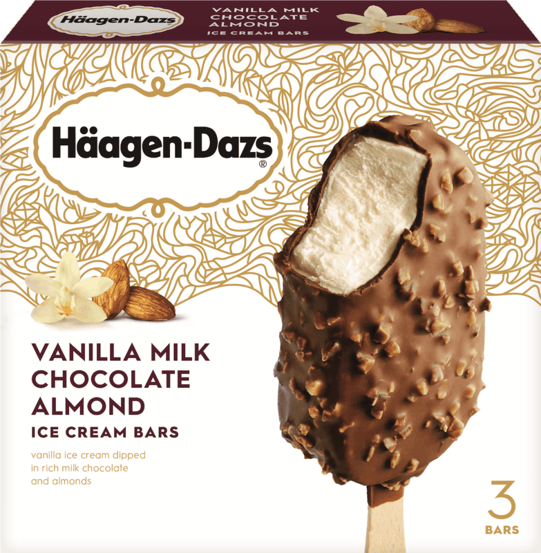 $2.00 for Häagen-Dazs® Frozen Dessert Bars and Ice Cream Cookie Squares. Offer available at Target.