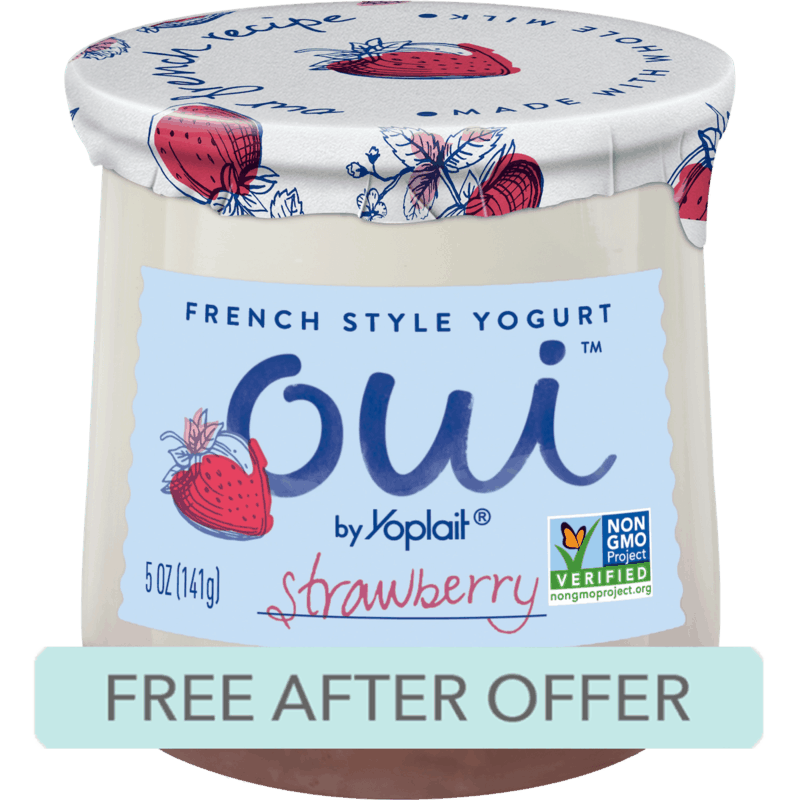 $1.34 for Oui by Yoplait. Offer available at Walmart.