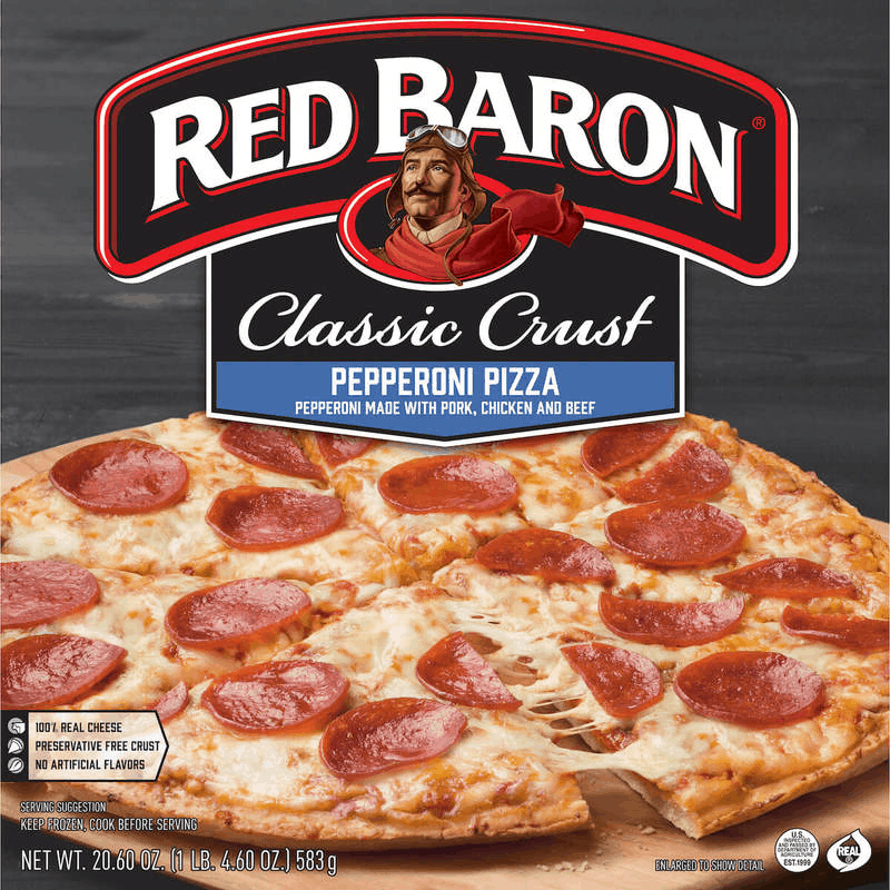 $0.75 for Red Baron® Pizza. Offer available at Walmart.